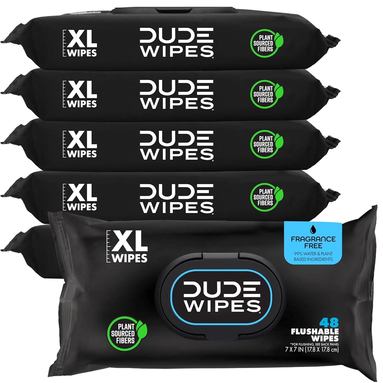 Extra Large Unscented Adult Flushable Wet Wipes for Sensitive Skin Large Adult