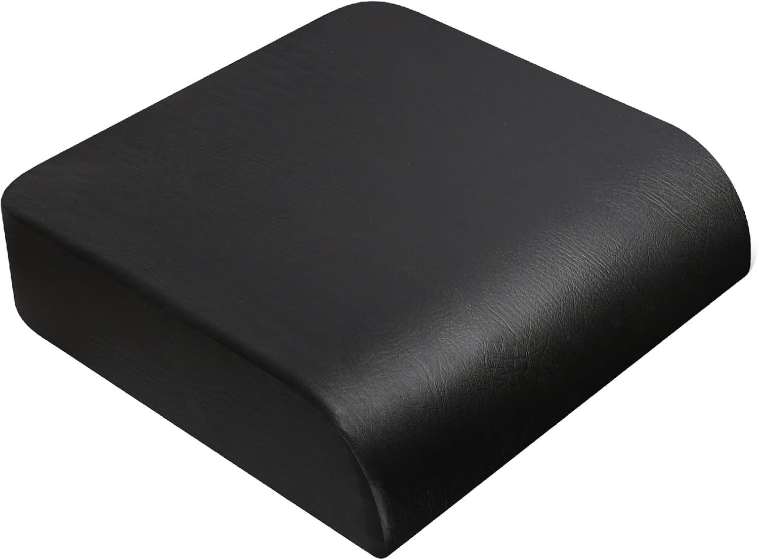YOUFI Seat Cushion 4″ Memory Foam PU Leather for Sciatica & Back Pain 18x16x4″