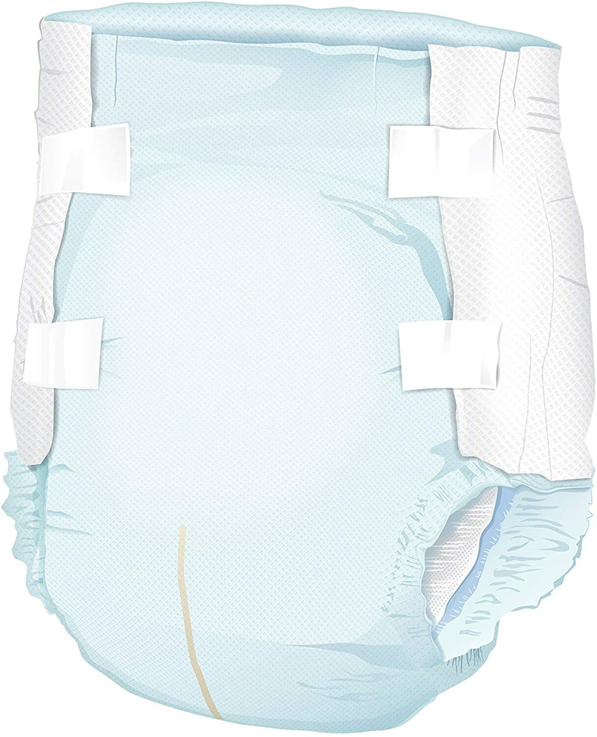 McKesson Ultra Adult Incontinent Brief, Large 45” – 58” Heavy Abs – Bag/18