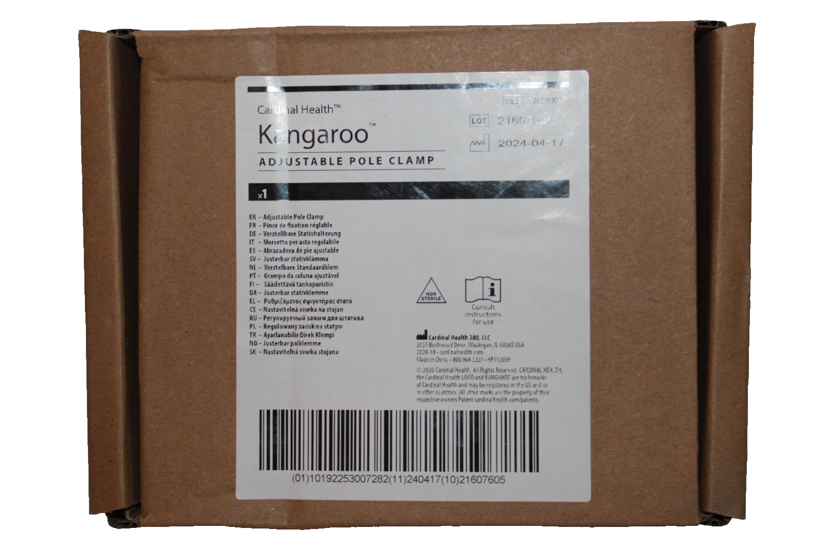 Kangaroo Adjustable Pole Clamp Ref 384492 NEW