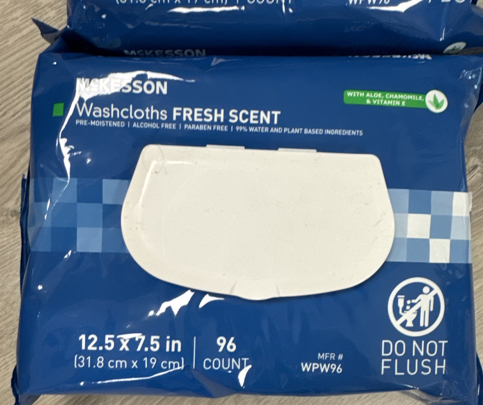 McKesson Personal Cleansing Wipes Fresh Scent 192 Count 2 Pack 7.5×12.5 New