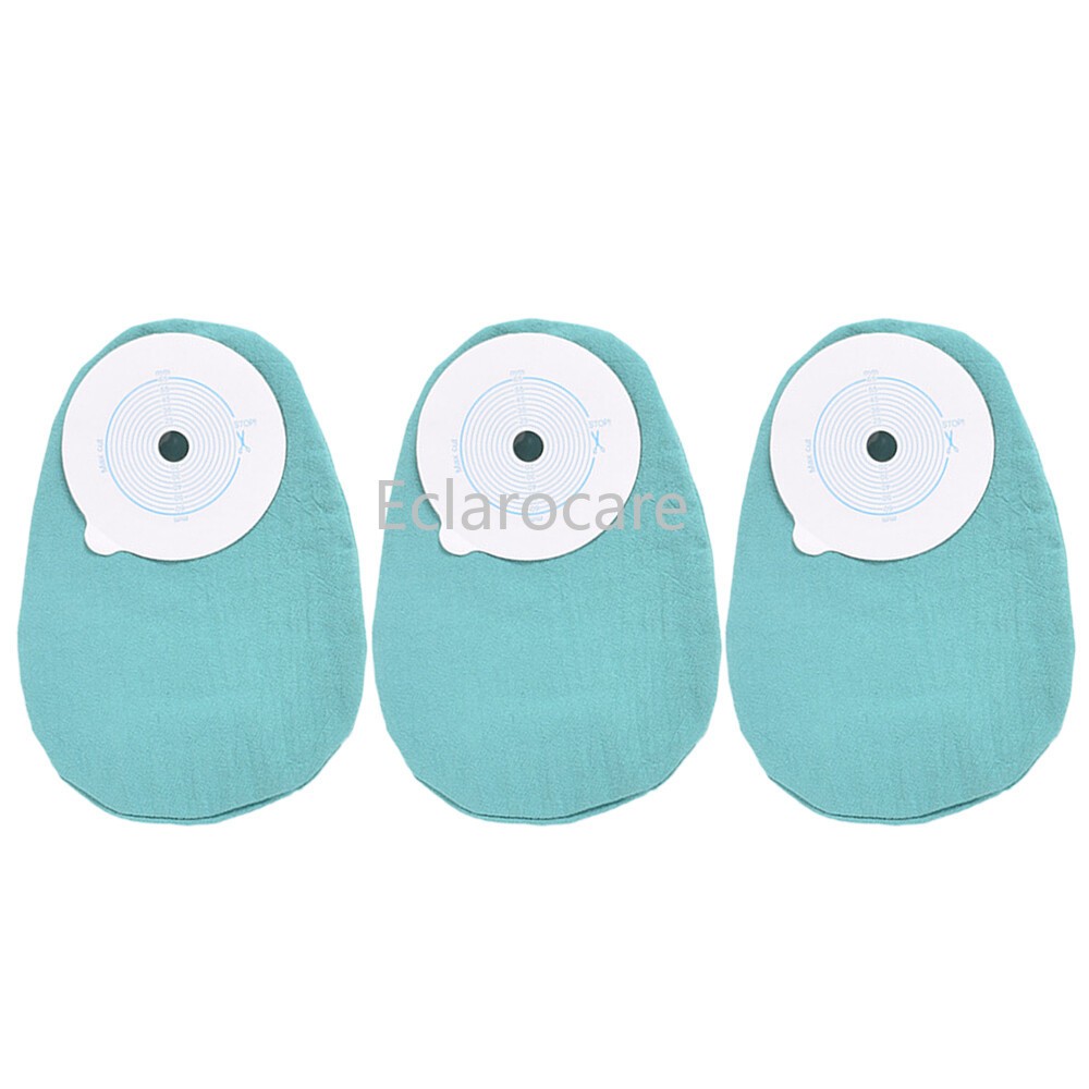 3x Ostomy Bag Covers Washable Ostomy Shower Cover Stretchy Stoma Coat Detachable