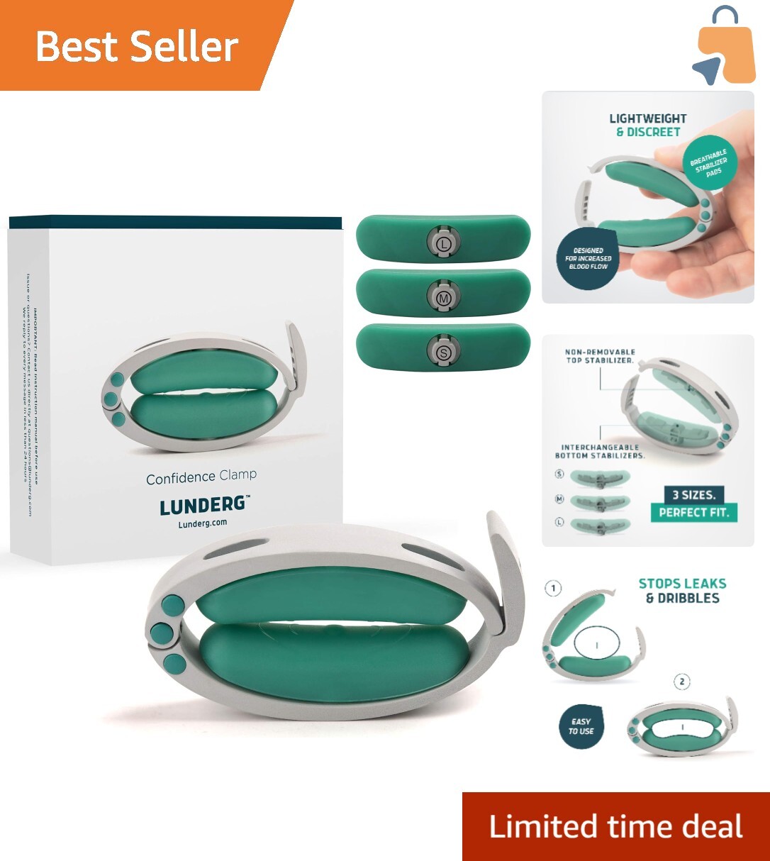 Adjustable & Medical-Grade Incontinence Clamp – Confidence & Comfort Ensured