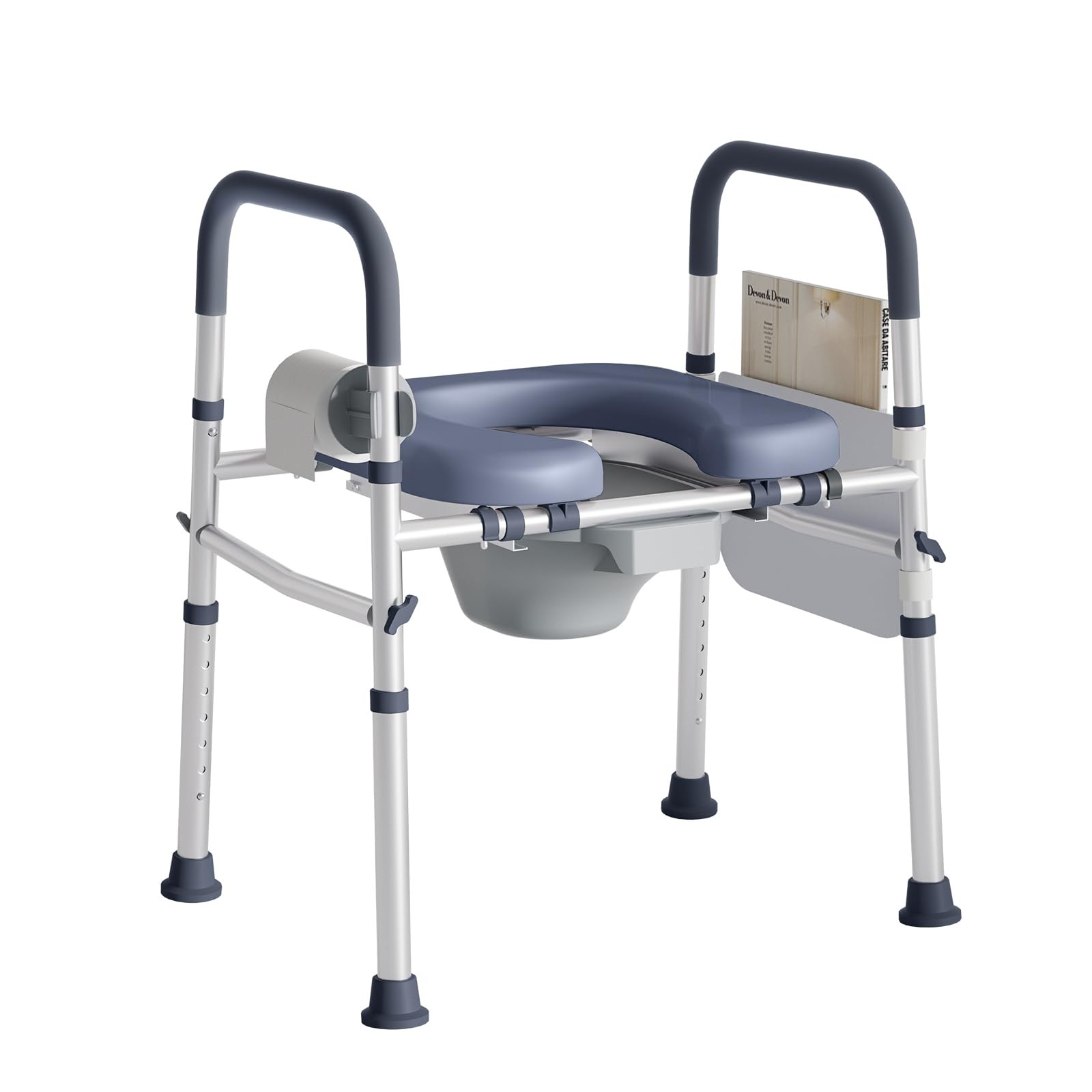 Manyukoi Bedside Commode For Seniors Fsa/Hsa Eligible Bedside Toilet Adjustable