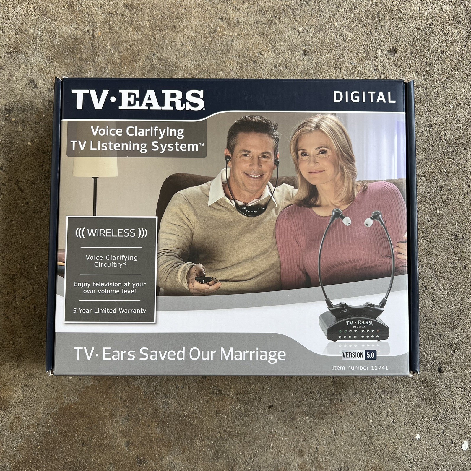 TV Ears 11741 Version 5.0 In-Ear Digital Wireless Hearing System