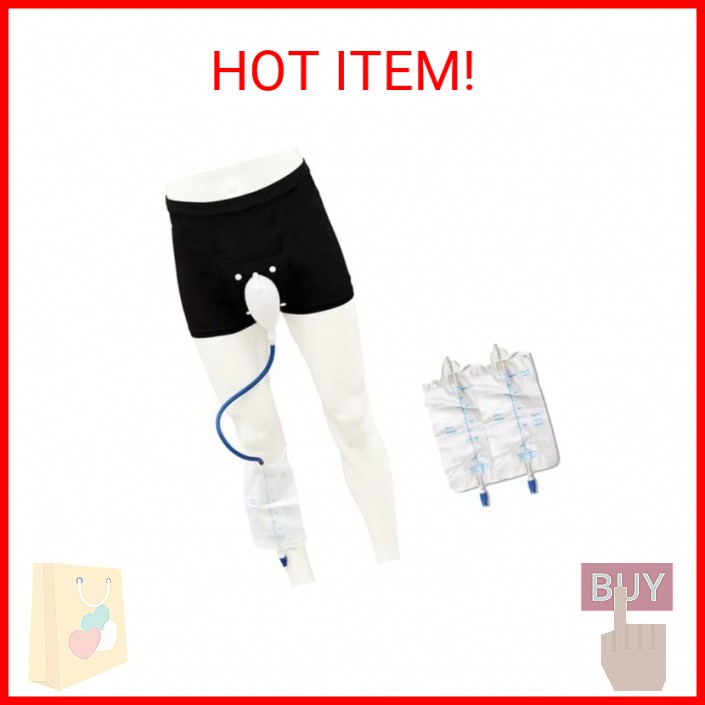 Condom Catheters for Elderly Men Age 80 – Wearable Urinal Underwear with Silicon