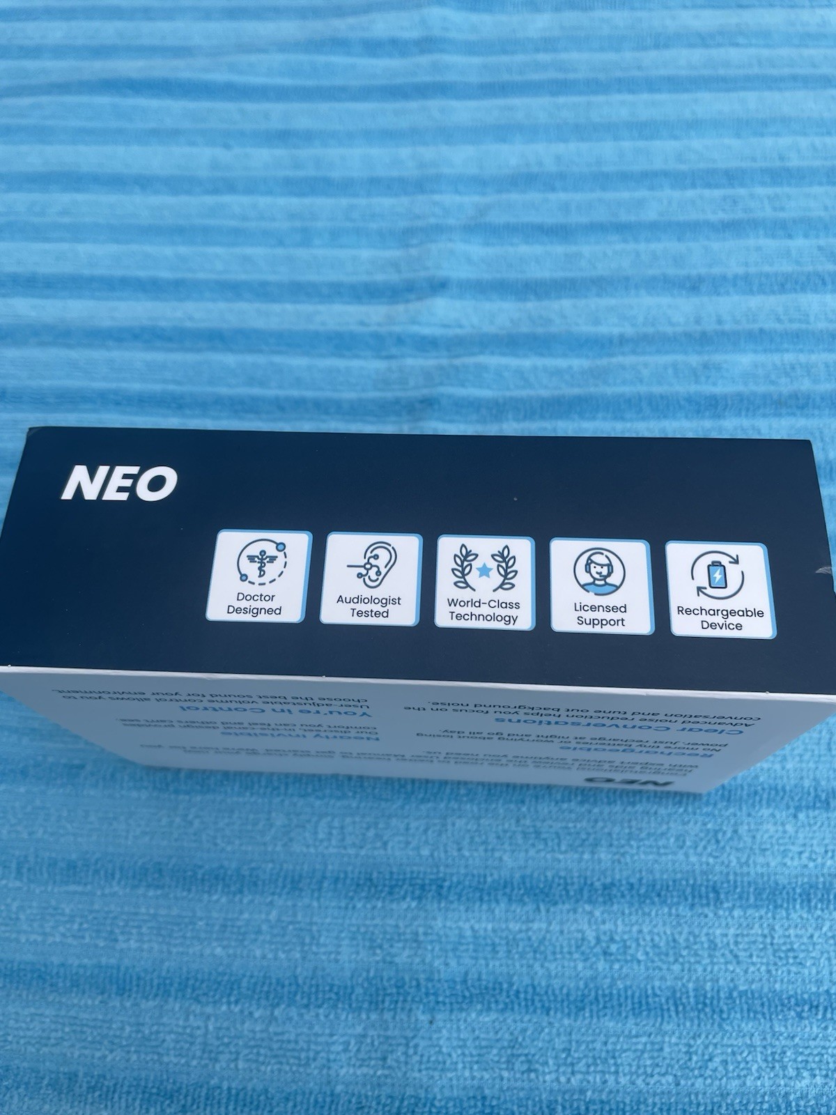 MD HEARING AIDS NEO DIGITAL RECHARGEABLE HEARING AID WIRELESS CHARGER CASE
