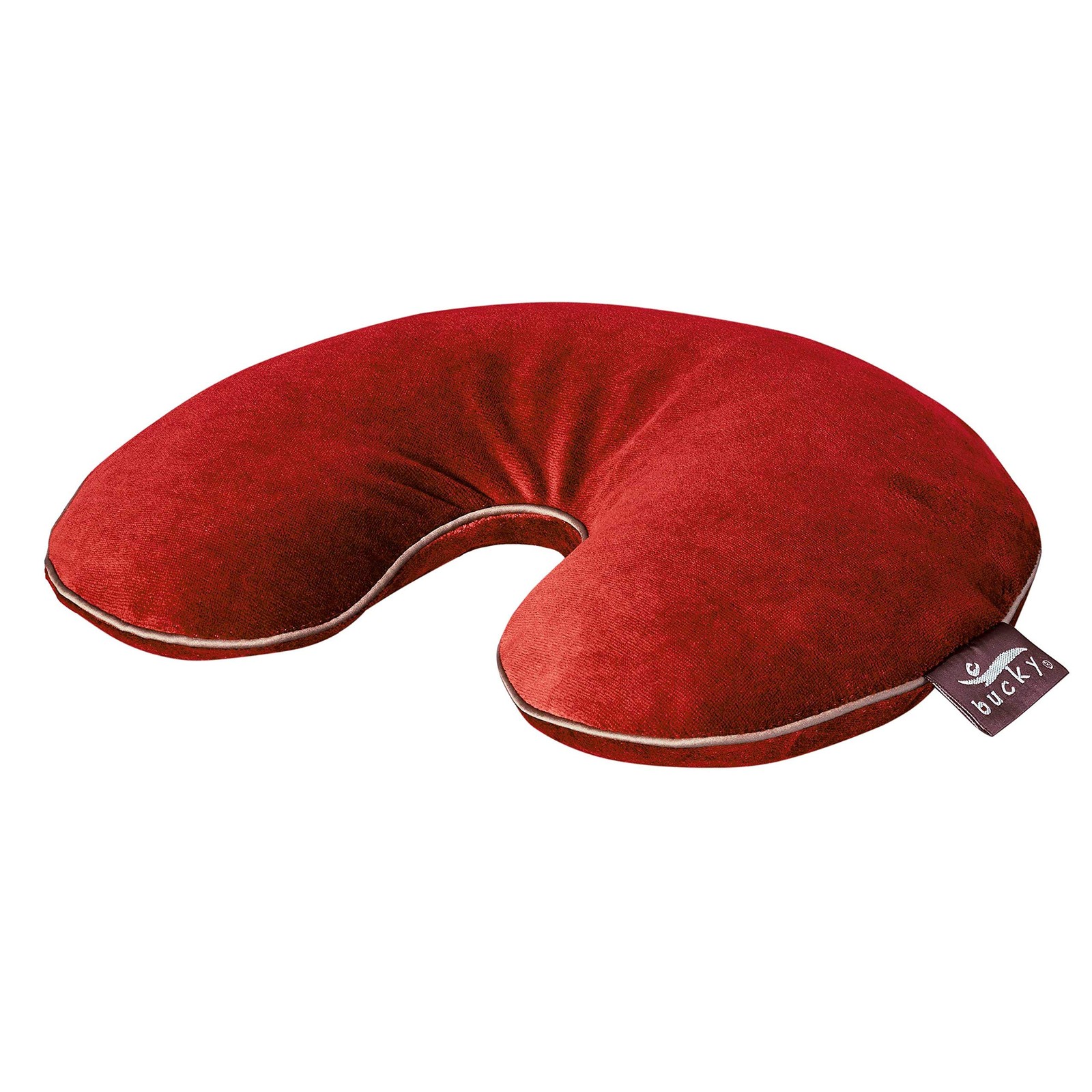 Bucky Utopia U-Shaped Neck Pillow, Cherry Red, One Size Size,