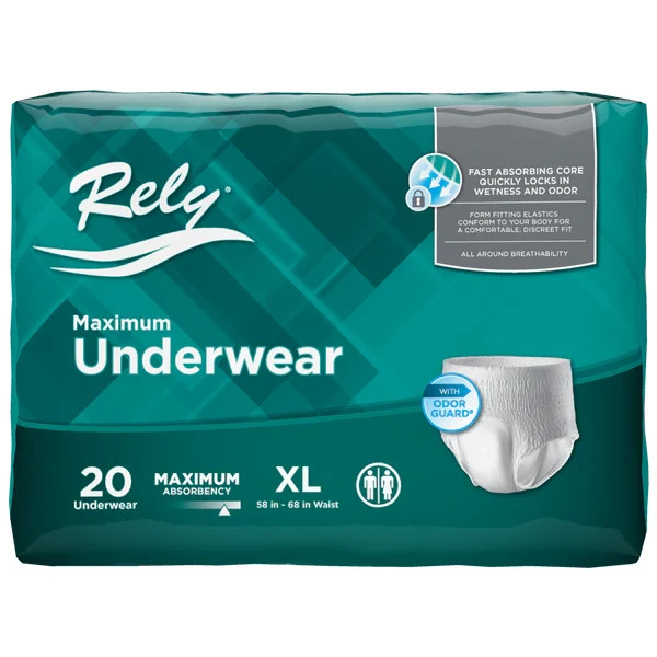Rely Maximum Protective Underwear Size XL