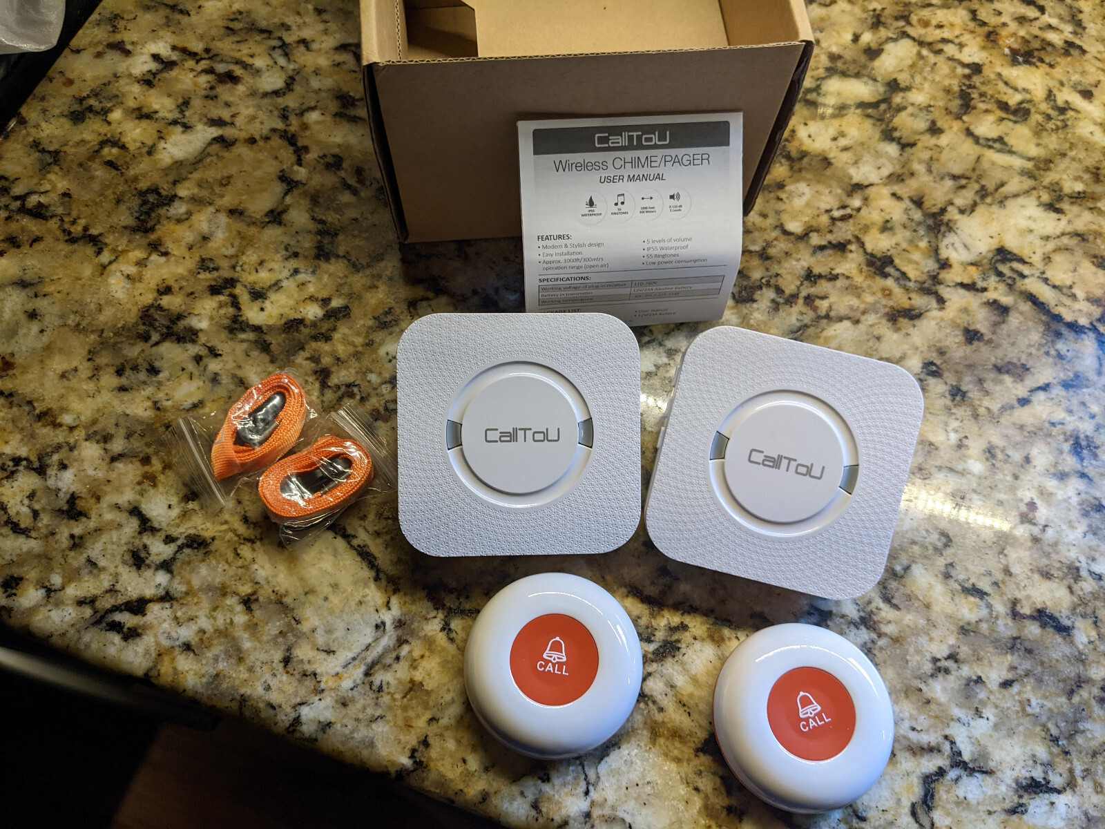 CallToU Wireless Caregiver Pager Smart Call System CC01US