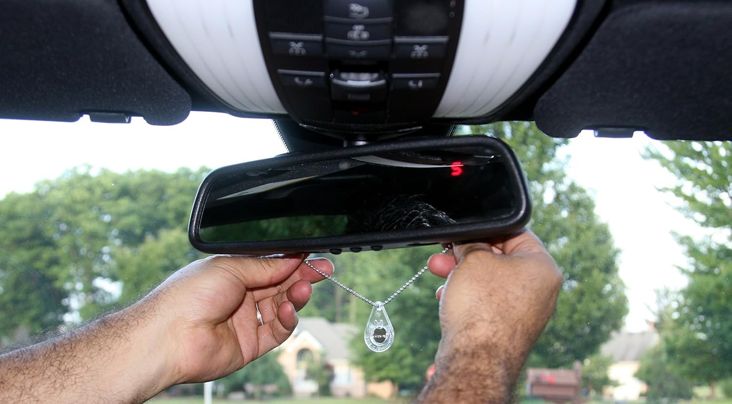 Magnetic Handicap Tag Holder – Fits ALL Mirror Sizes