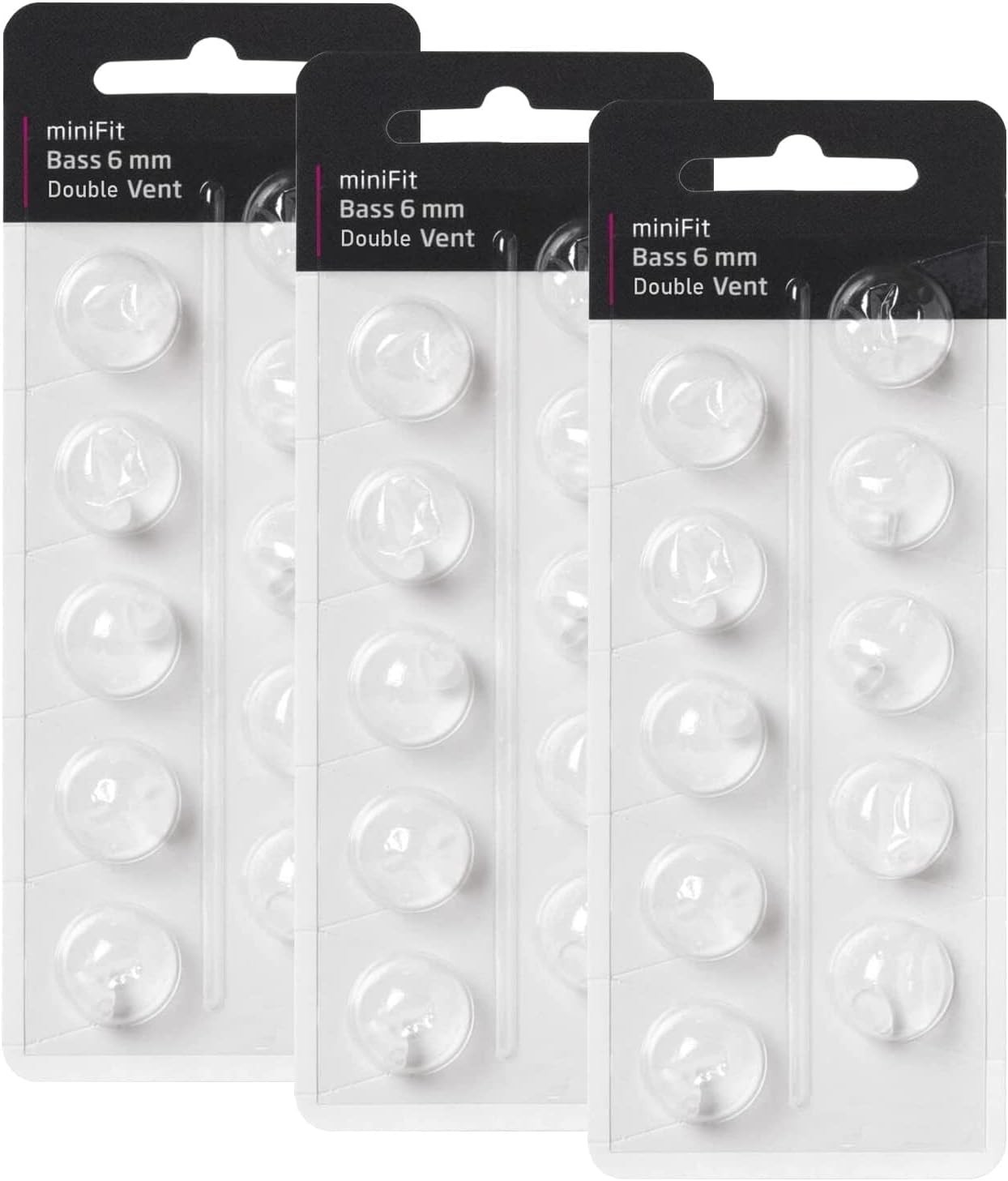 Oticon MiniFit Bass Domes – Replacement Hearing Aid Supplies