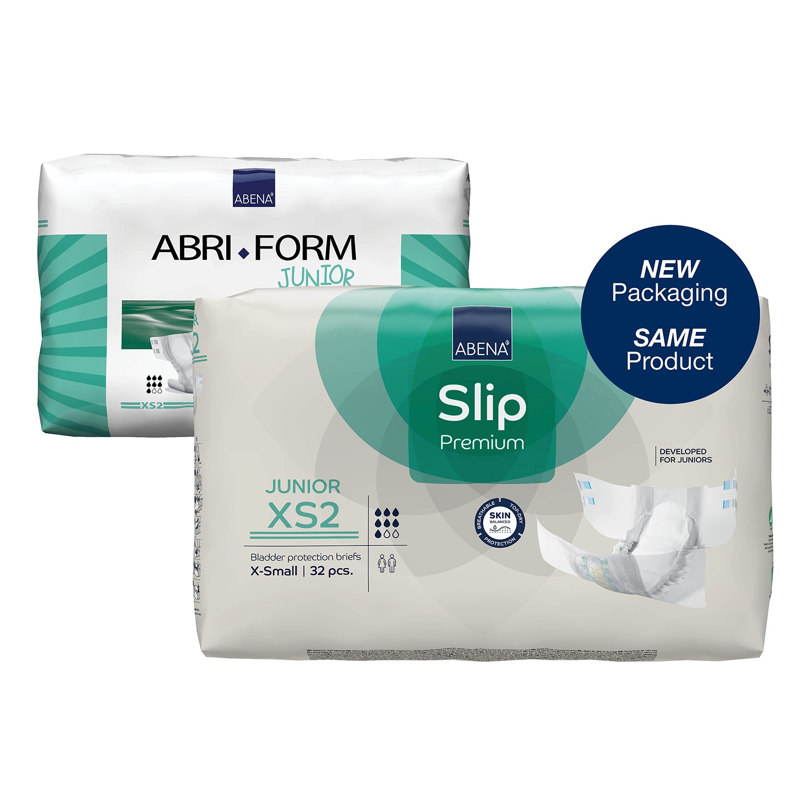 Abena Slip Premium XS2 Incontinence Briefs Breathable Absorbent Protection