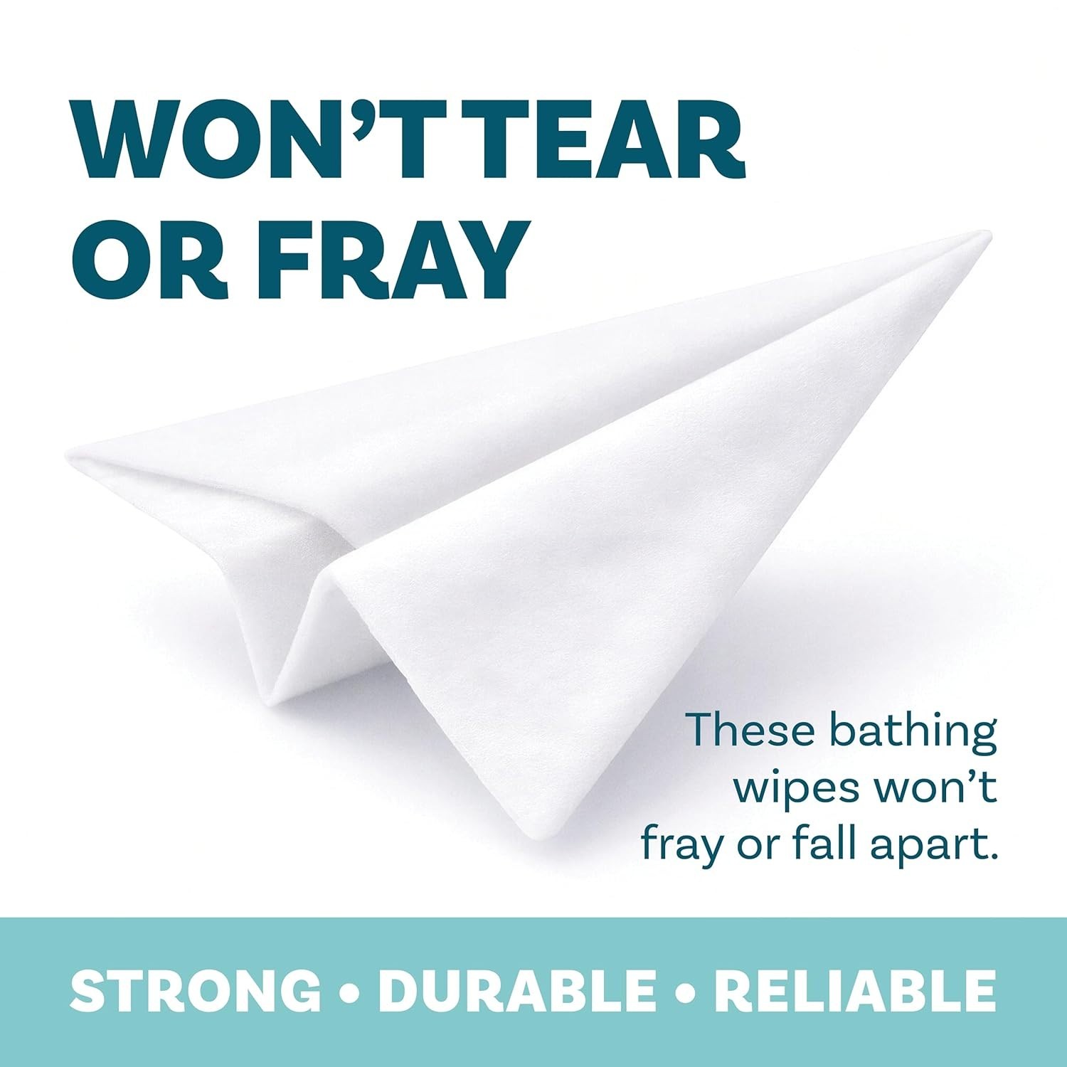 Extra Large Bath Wipes Disposable Thick Hypoallergenic Rinse-Free Body