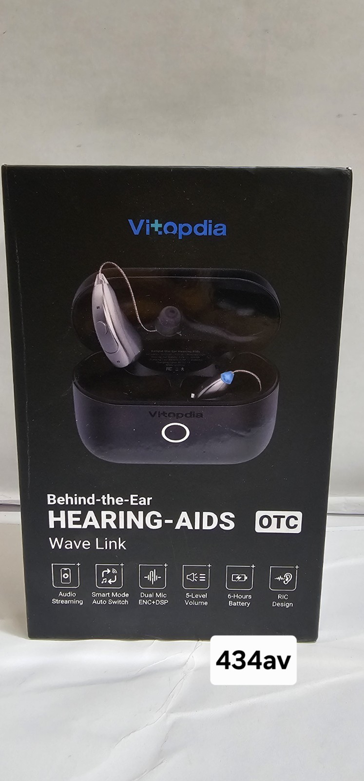 VITOPDIA 3-in-1 Rechargeable Bluetooth OTC Hearing Aids for Adults Seniors