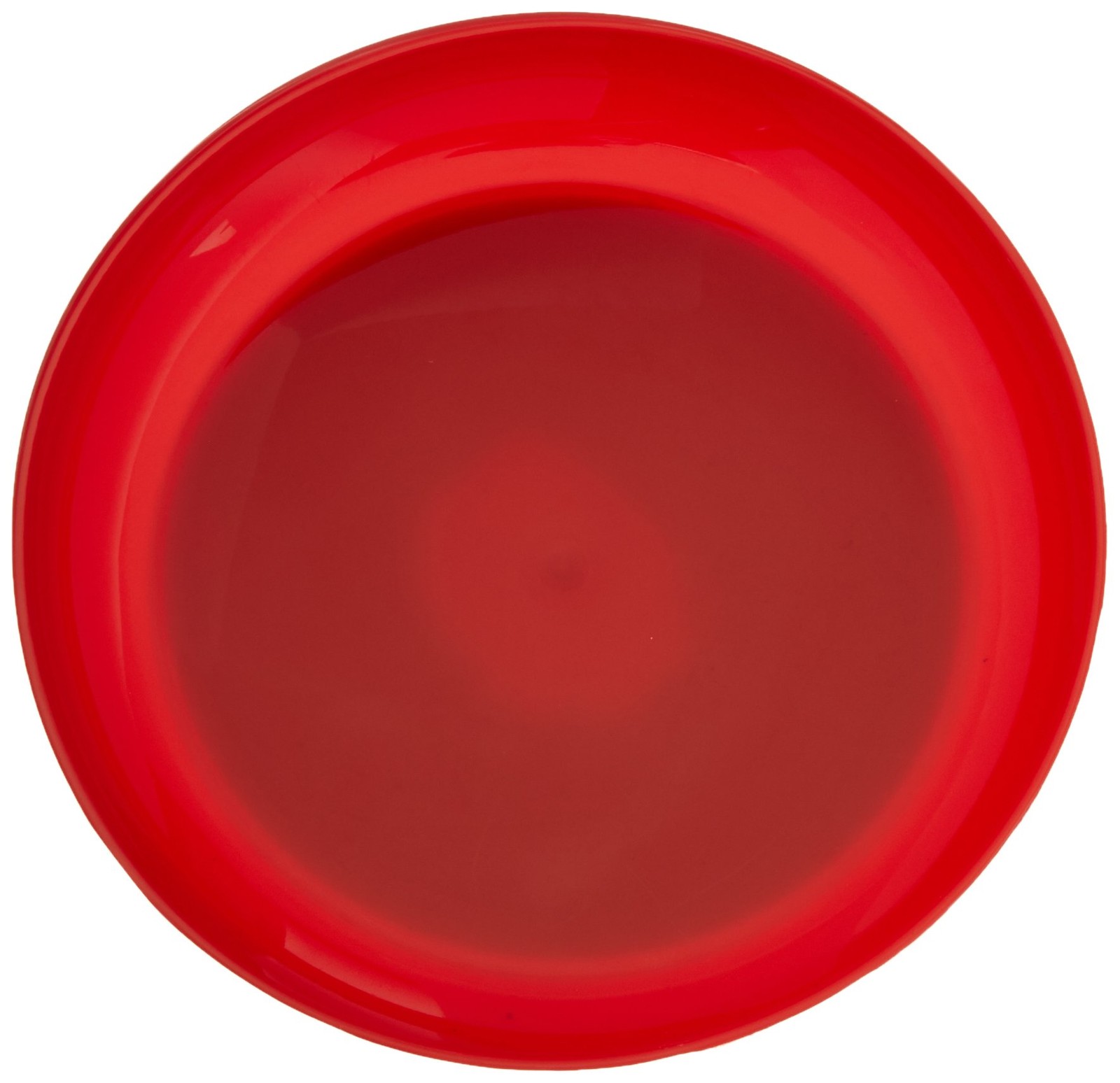 Red Round Scoop Dish, Unbreakable 8″ Scooper Bowl for Elderly, Disabled, & Ha…