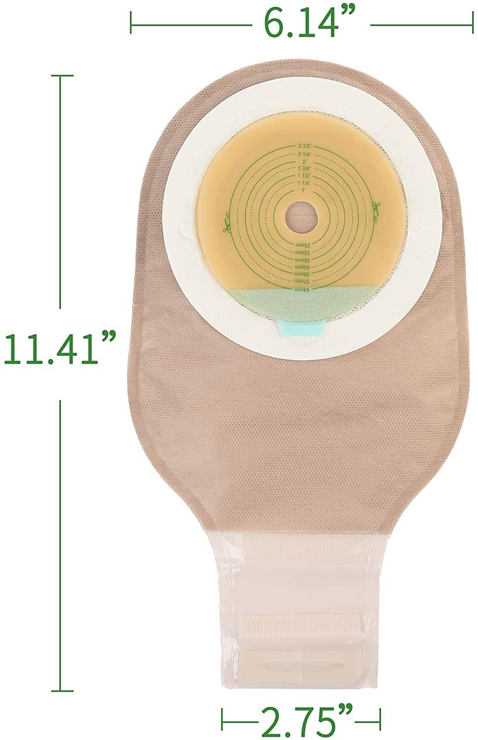 20x Ostomy Colostomy Ileostomy Stoma Care Drainable Closure Pouch Bag Cut-to-Fit