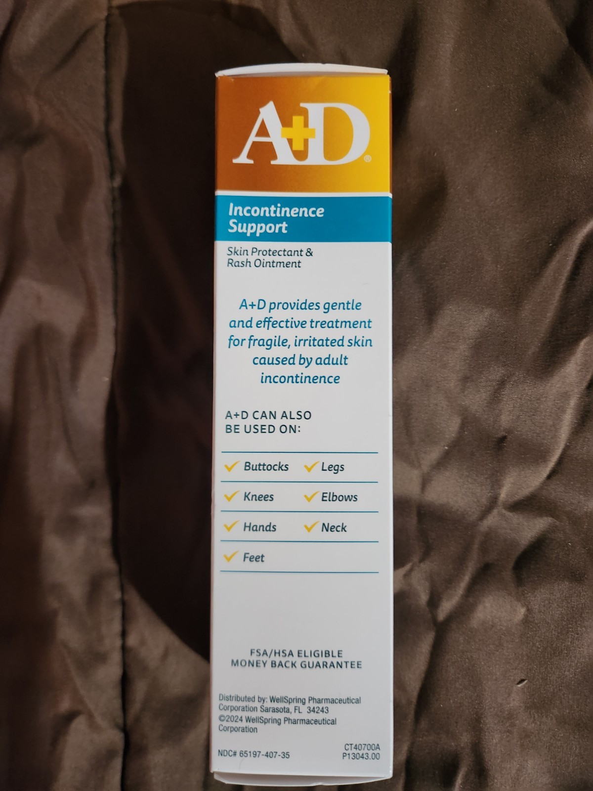 A+D Incontinence Support Skin Protectant & Rash Ointment 3.5 oz Odor Neutralizi…