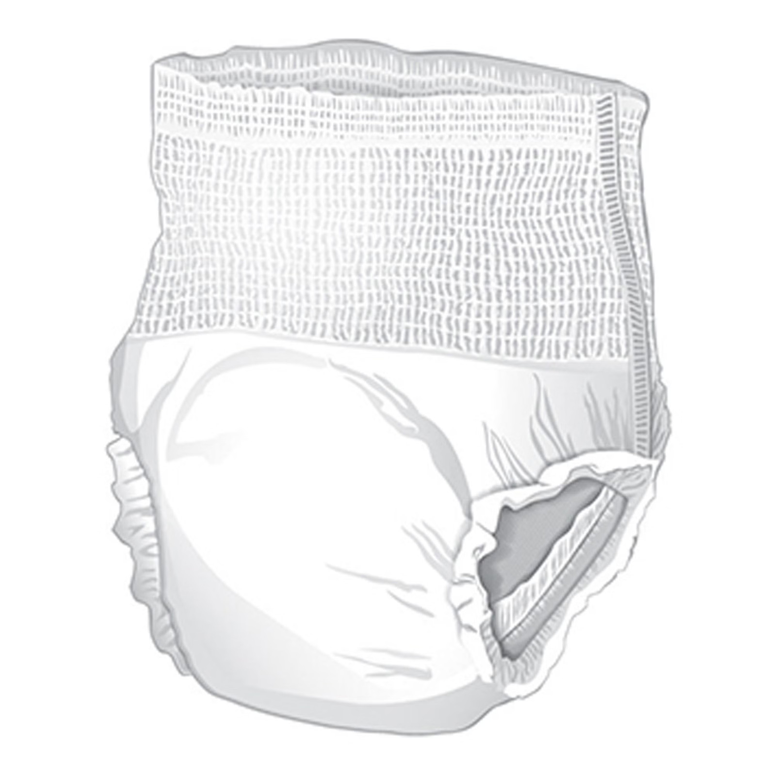 McKesson Adult Disposable Pull On Up Underwear Diapers M Heavy Absorbency 20 Ct
