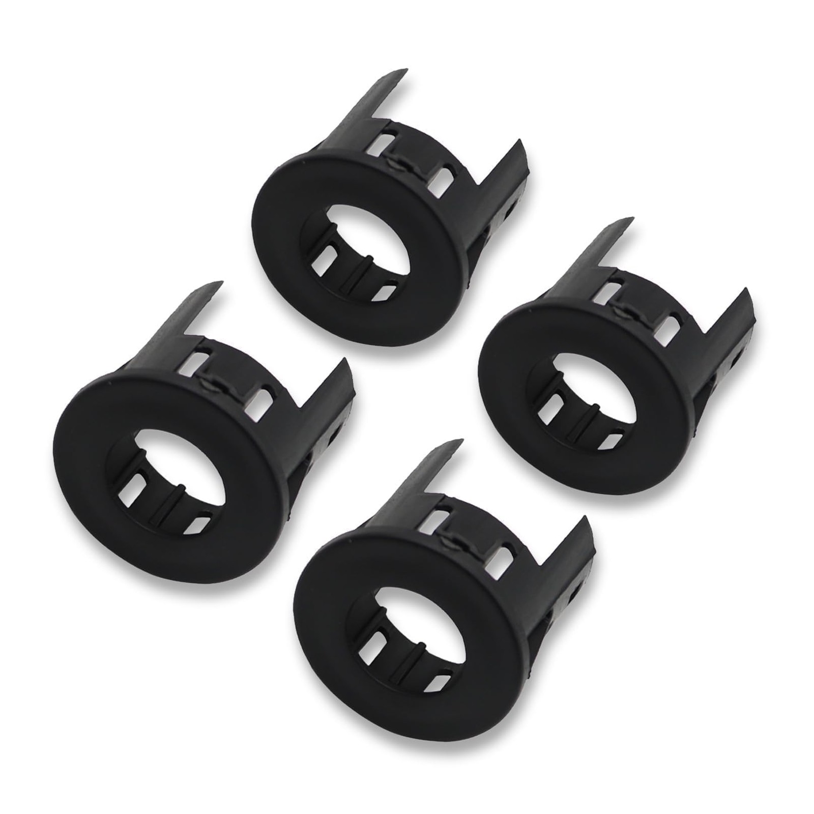 4X Parking Assist Sensor Mount Bracket Bezels Compatible with 2014-2018 R-am …