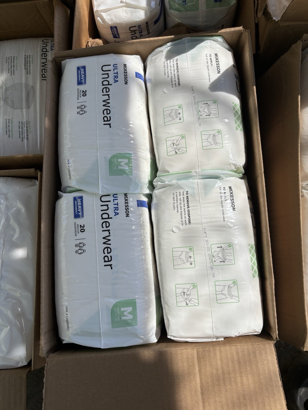 McKesson Ultra Underwear Incontinence Pant – Medium Size (Pack of 20)