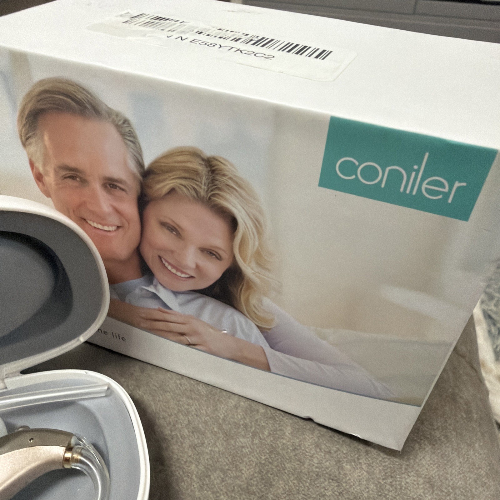 Coniler Behind Ear Hearing Aids 109K 4 Channel Dual Noise Reduction Rechargeable