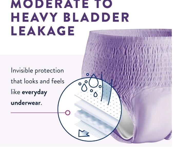 New 2025 Prevail Diapers No Tabs Adult Pull Ups 14X4 Packs (56 Count)