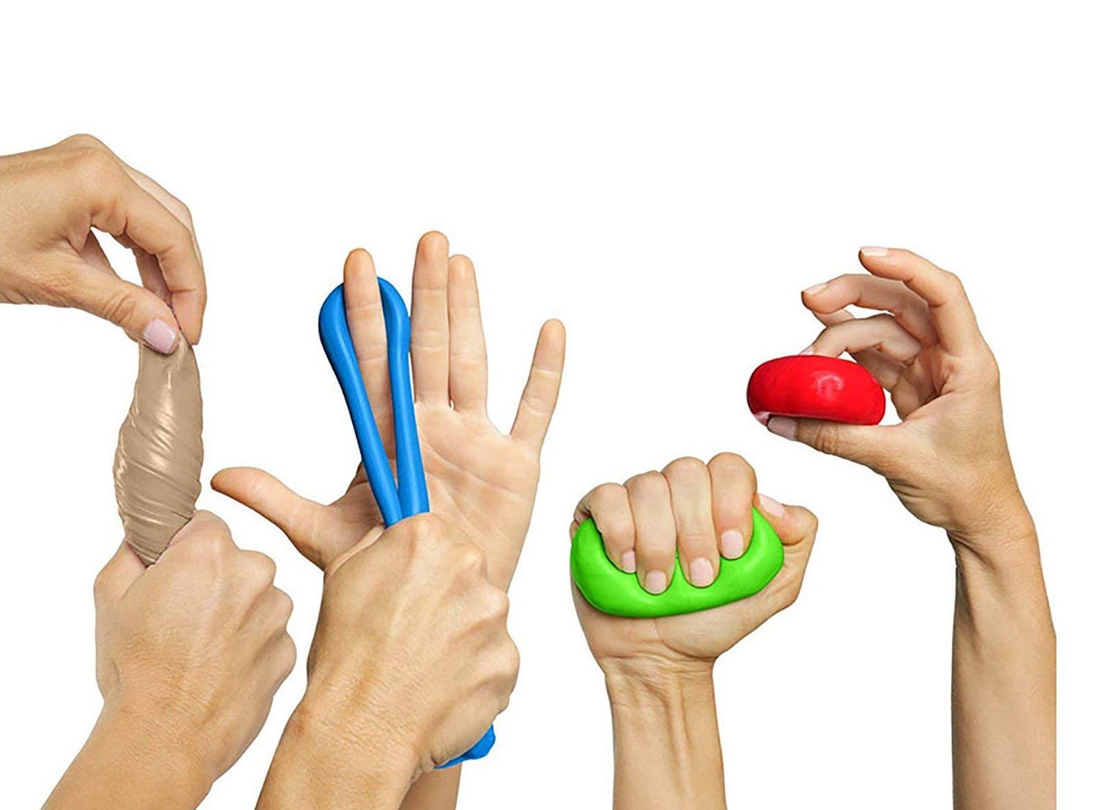 Red Therapy Putty Hand Exerciser Soft Resistance Rehab 5 lb Container