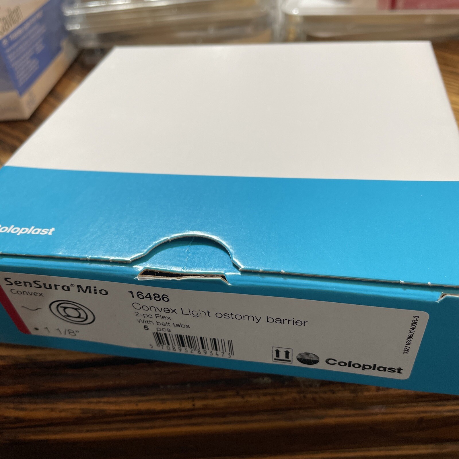 COLOPLAST NEW BX/5 EA #16486 Mio Flex 2-Piece Barrier, Convex Light Exp: in 2022