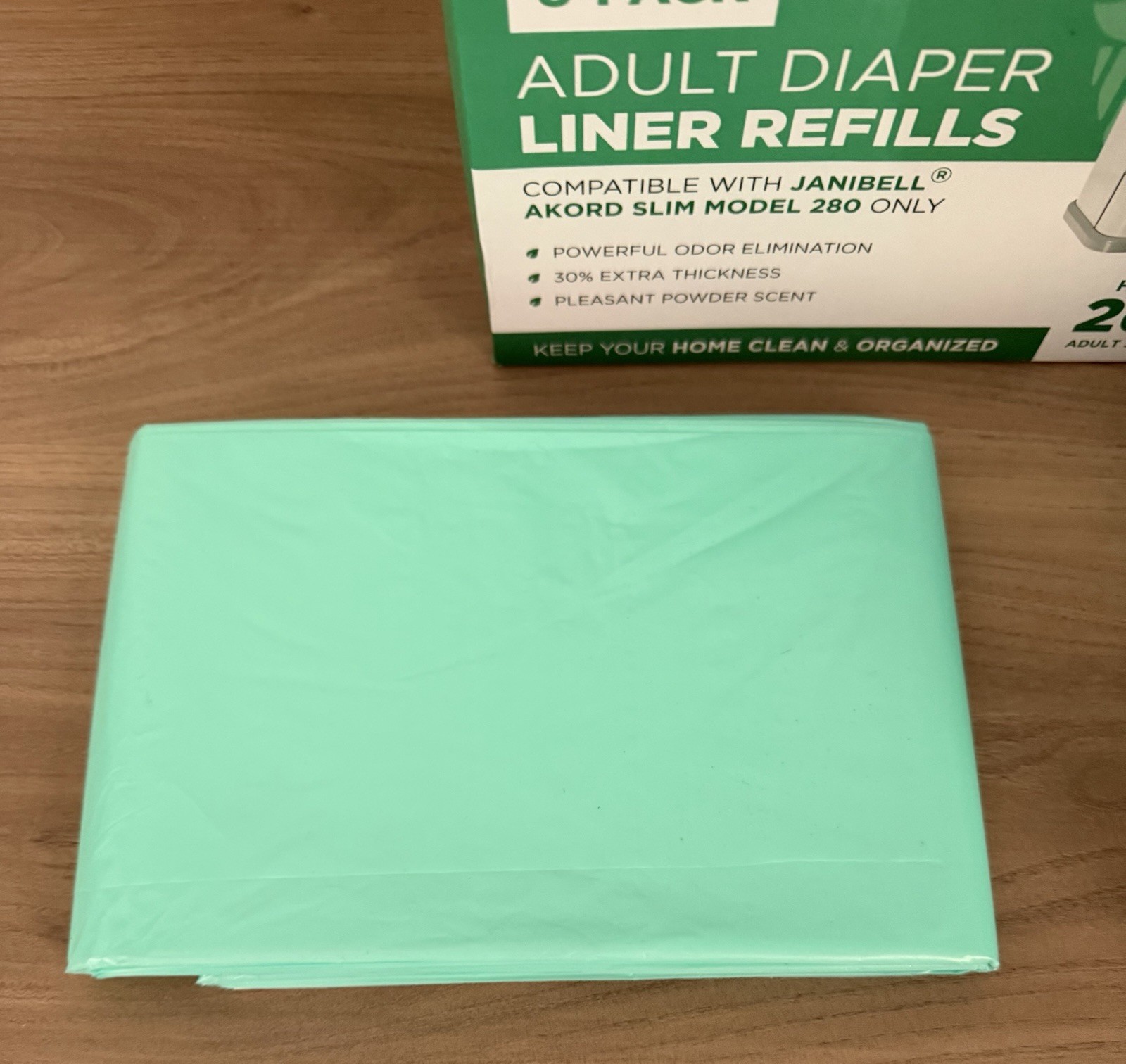 Comficove Adult Diaper Liner Refills Fits with Janibell Akord 280 Slim Model 6PK