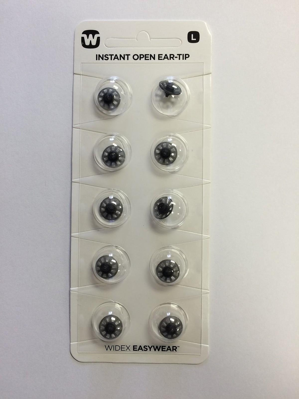 Large Open Ear Tips Widex EASYWEAR Instant Fit Hearing