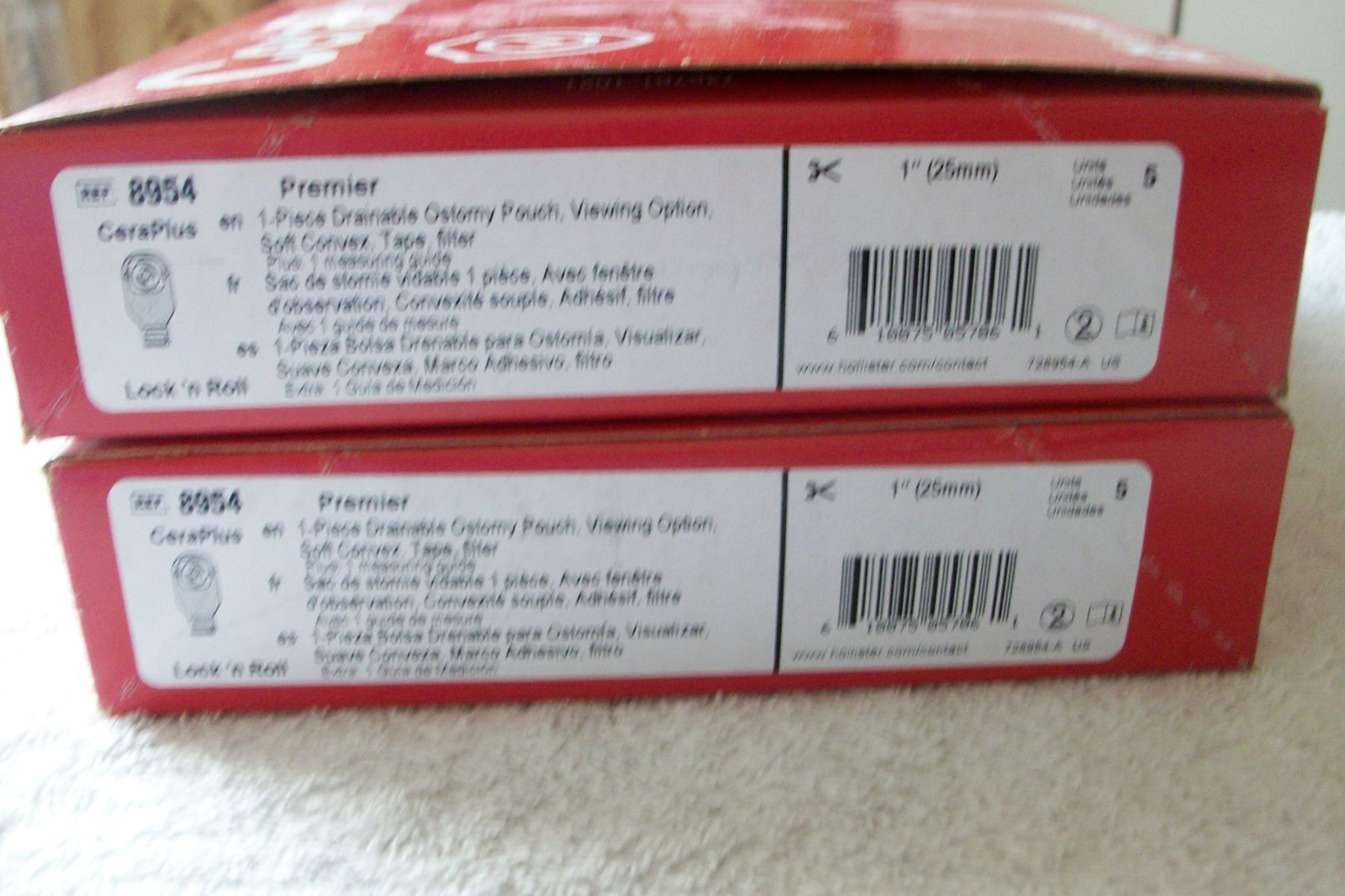 2 “Hollister Ceraplus 8954 Premier Drainable Ostomy Pouches” Not 10 But 14 / New