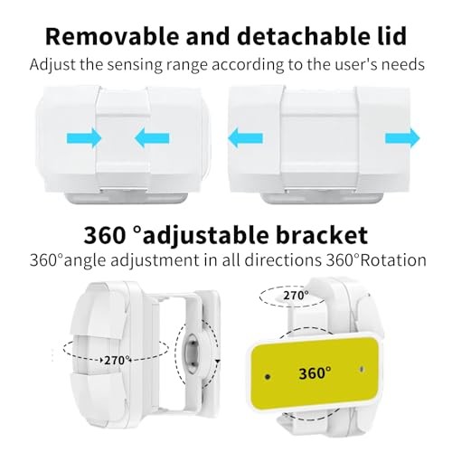 Bed Sensor Alarm and Fall Prevention for Elderly, 2 Motion Sensors + 1 Receiver