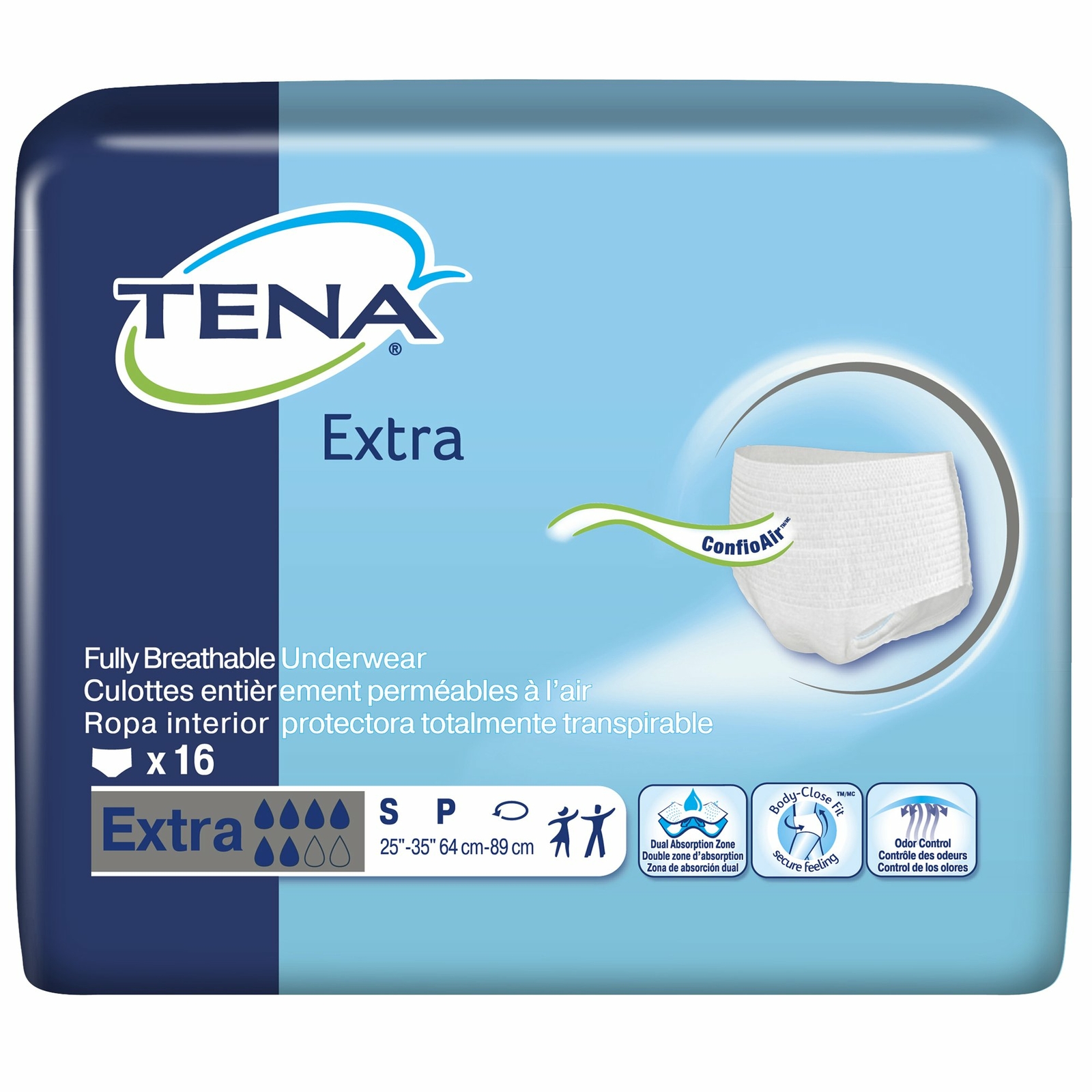 TENA Disposable Underwear Small Ultimate-Extra 16 Ct