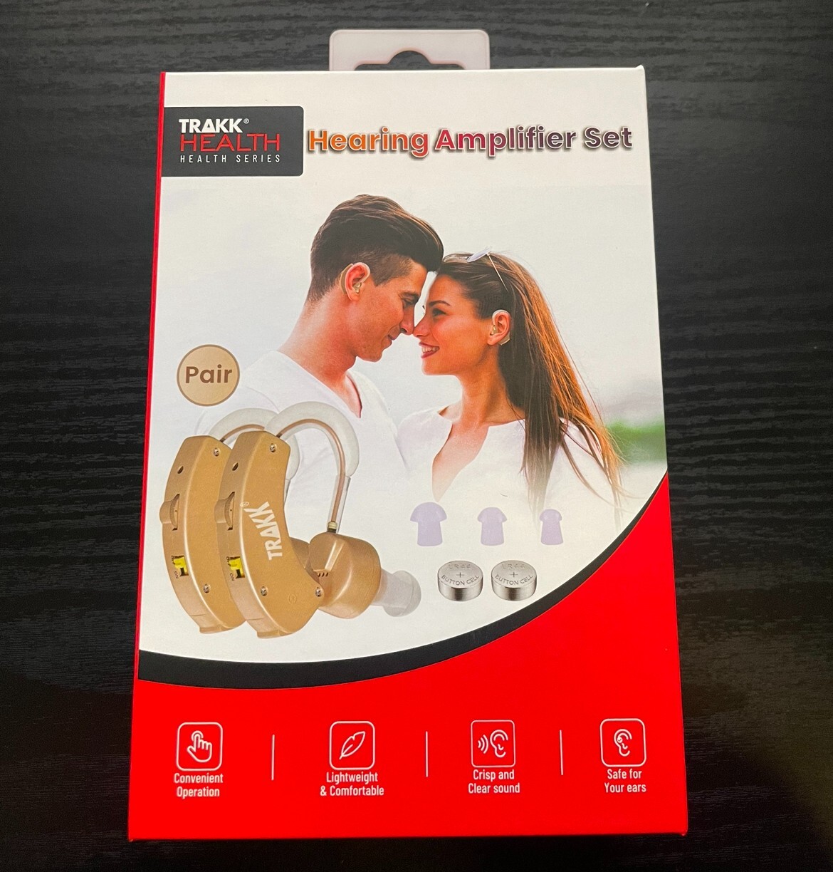 Trakk Health Hearing Amplifier Aids Set For Seniors