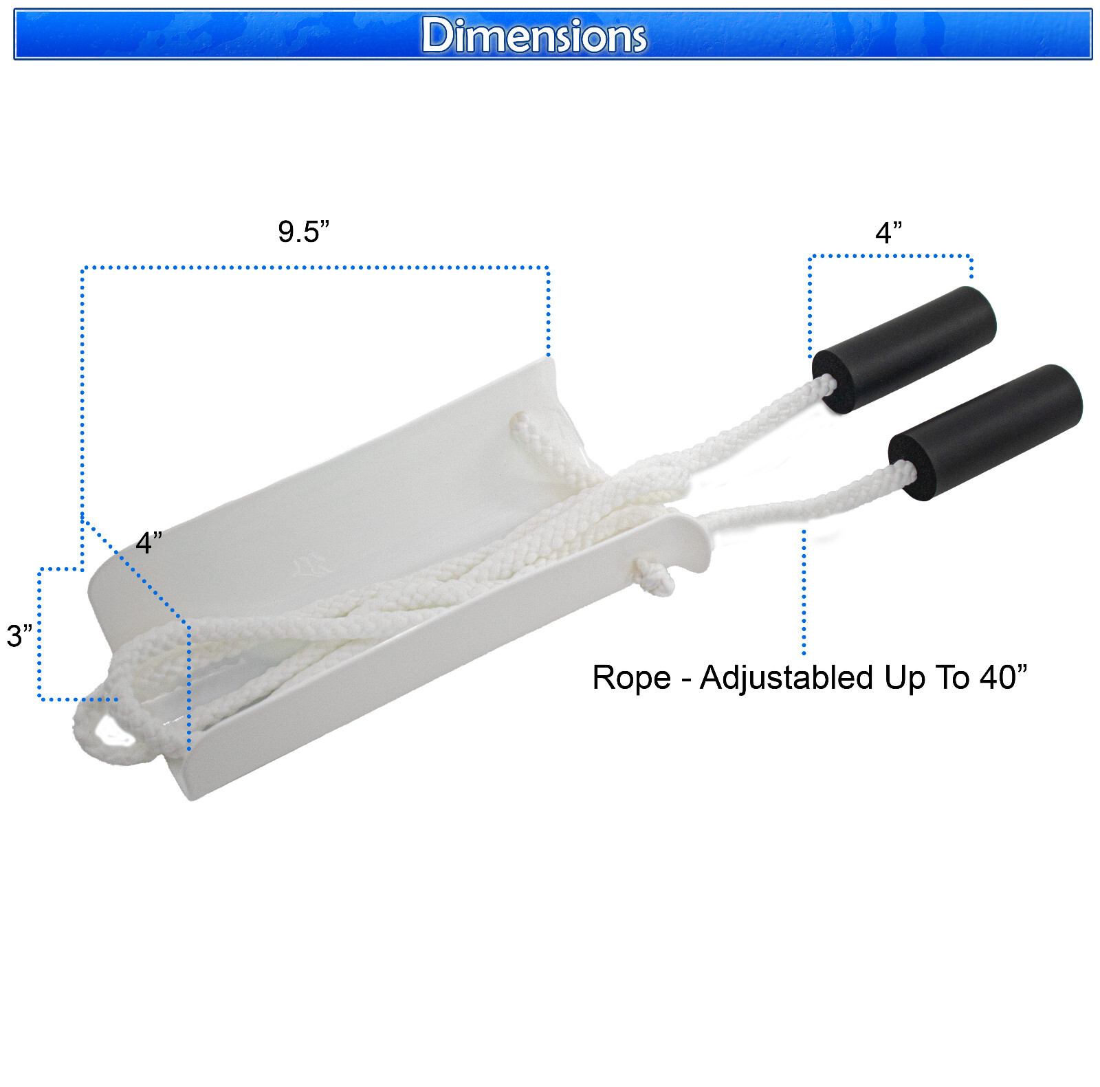 Sock Slider Aid Shoe Horn Adjustable 40″ Cords Easy On and Off Stocking Slider