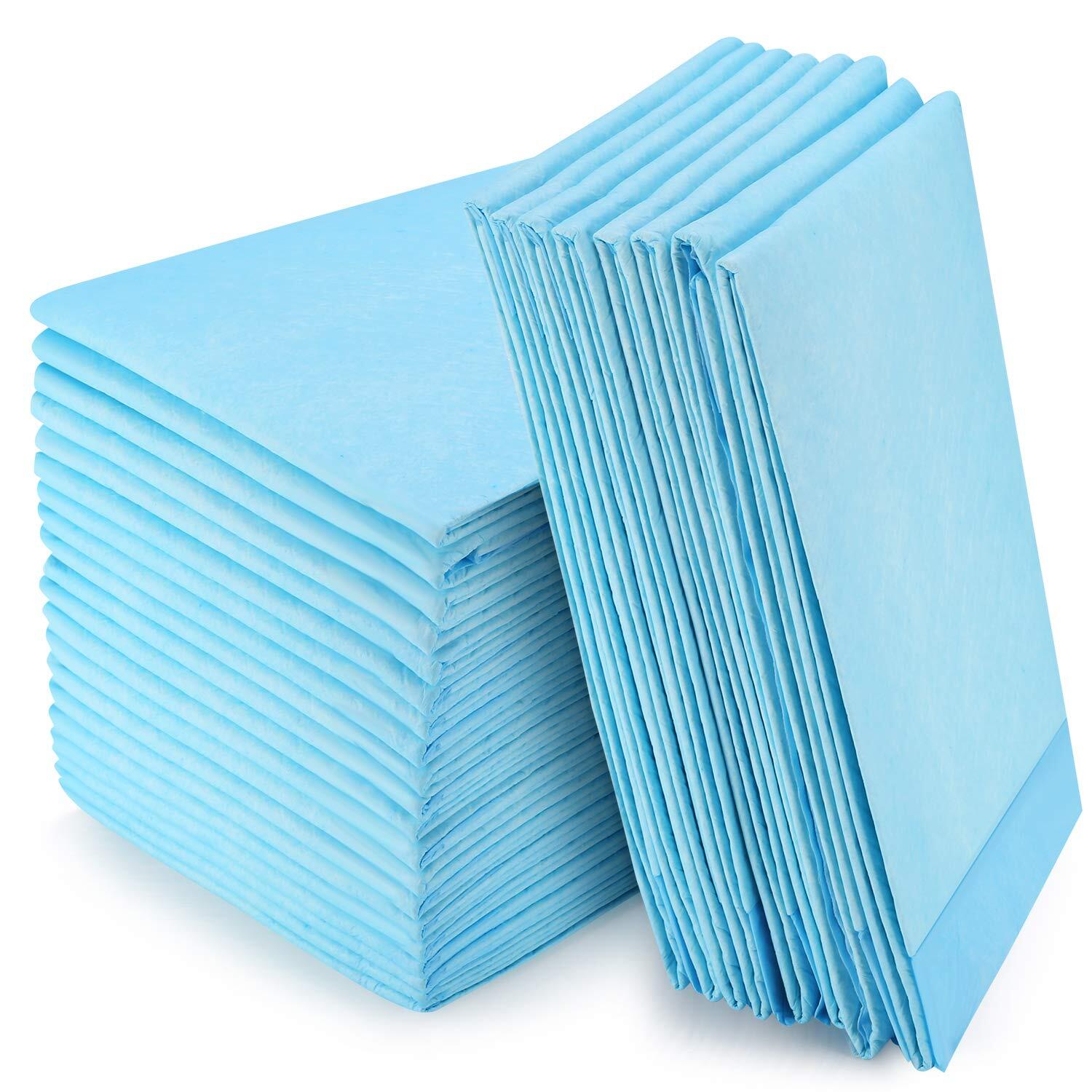 Extra Large Disposable Bed Incontinence Pads 32”x36” 20 Counts Leak-Proof Dis…