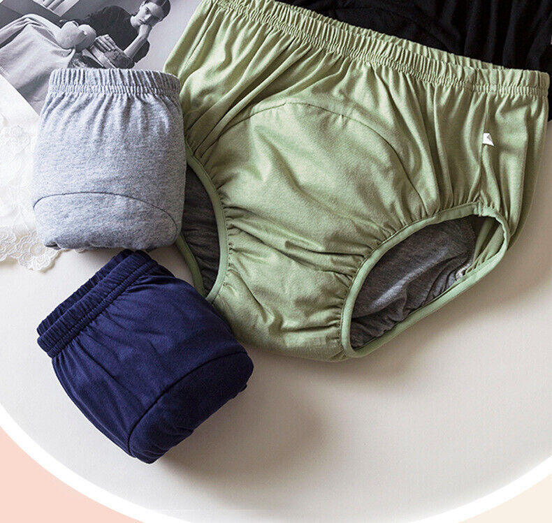 BLACK cloth Diapers 4000ml, Adult NAPPY Incontinence, reusable, 4 sizes