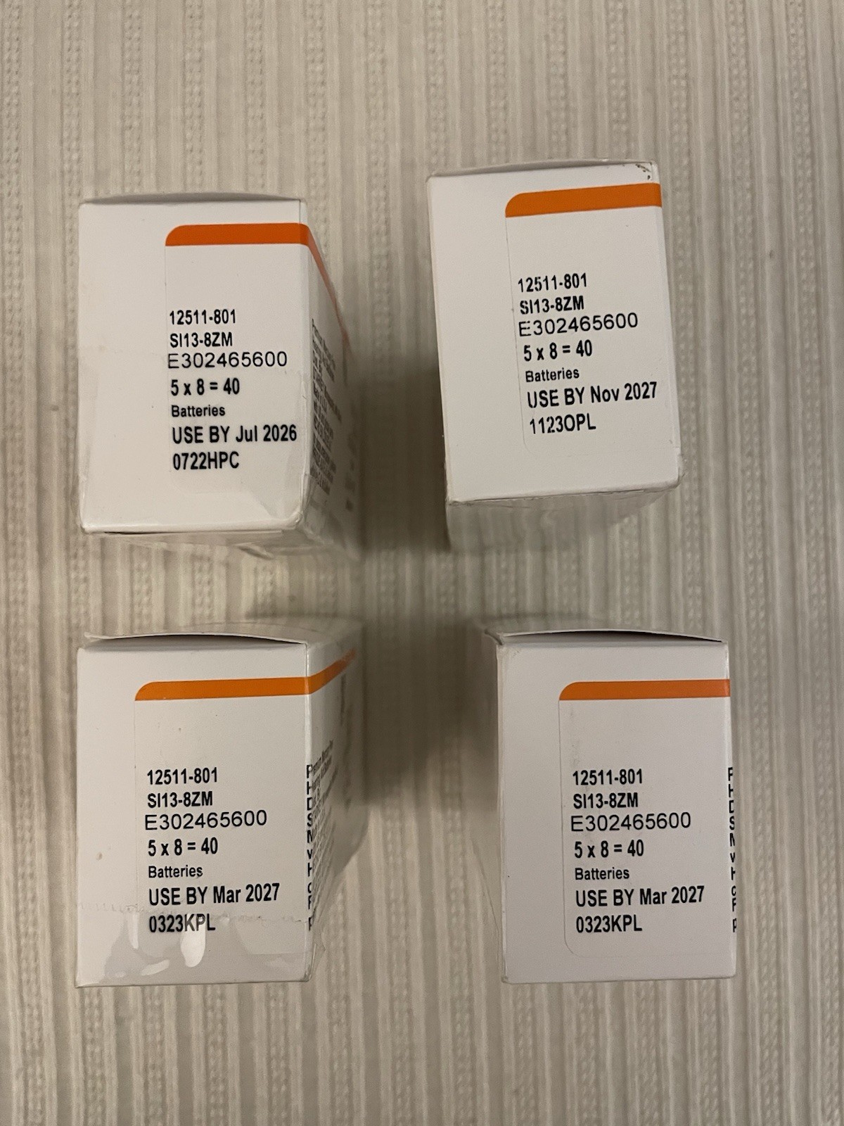Lot of 4 Starkey Premium mercury free hearing aid batteries Size 13 See Details
