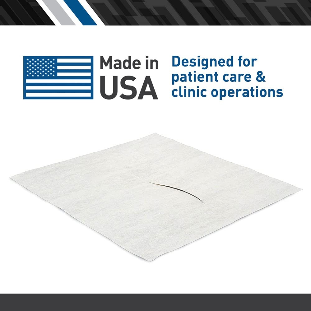 BodyMed Headrest Paper Sheets – with Slit – Disposable Medical Face Barrier – Ex
