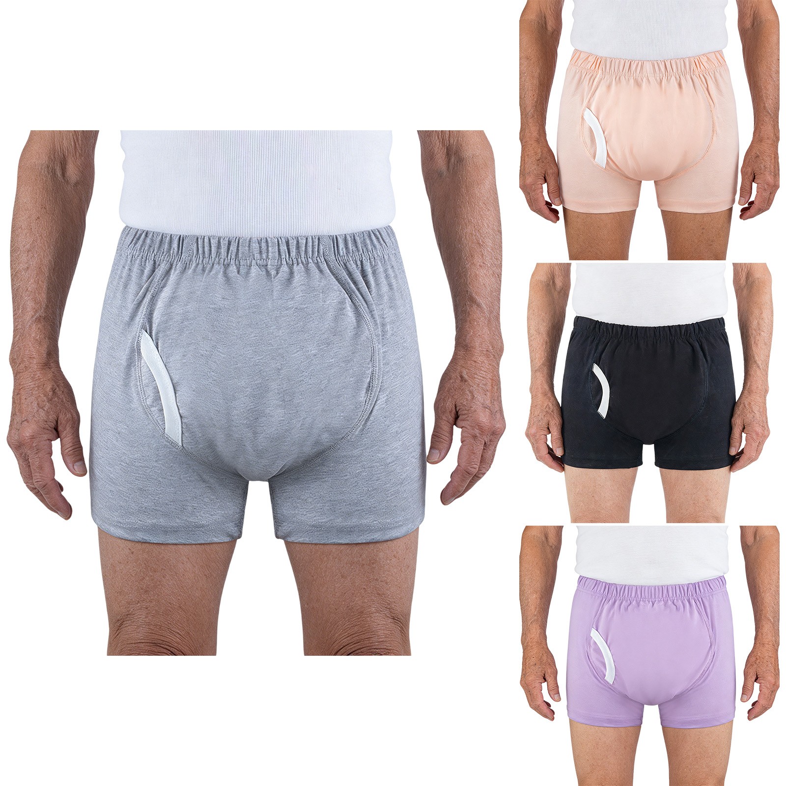 Mens Briefs Elderly Underpants Nursing Incontinence Patient Underwear Caring
