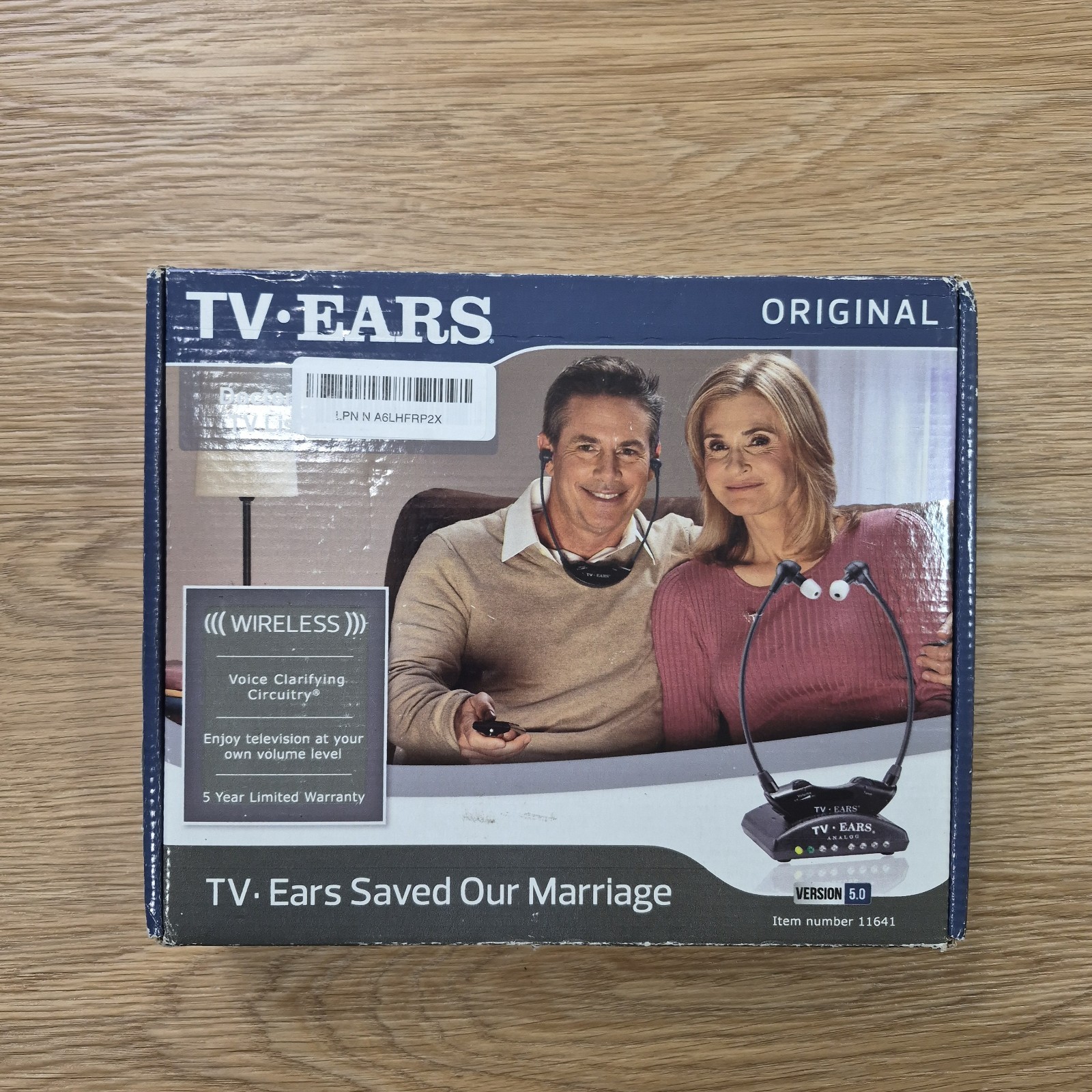 TV EARS Original Analog Voice Clarifying TV Listening System Wireless 11641