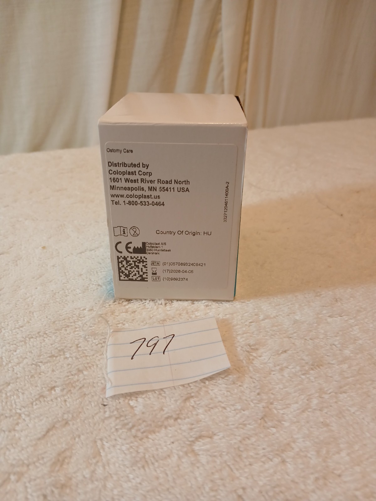 (10) Coloplast 12046 – Ostomy Seal Brava Thick 3/4 Inch (18mm) Stoma 2-1/4 Inch