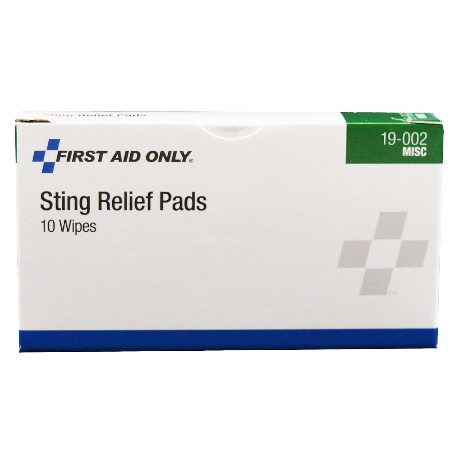Pack of 10 Sting Relief Pads – Instant Pain Relief for Bites & Minor Burns