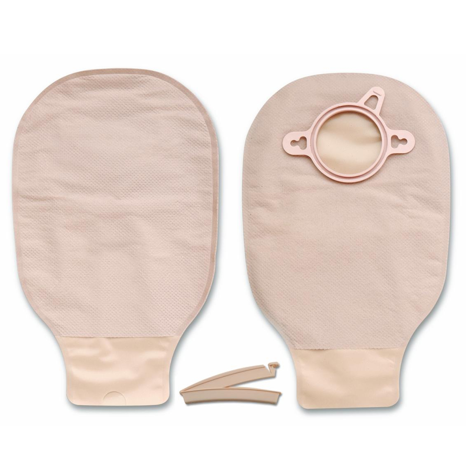 New Image Drainable 2pc System Colostomy Pouch 9 Inch Length Mini 10 Ct