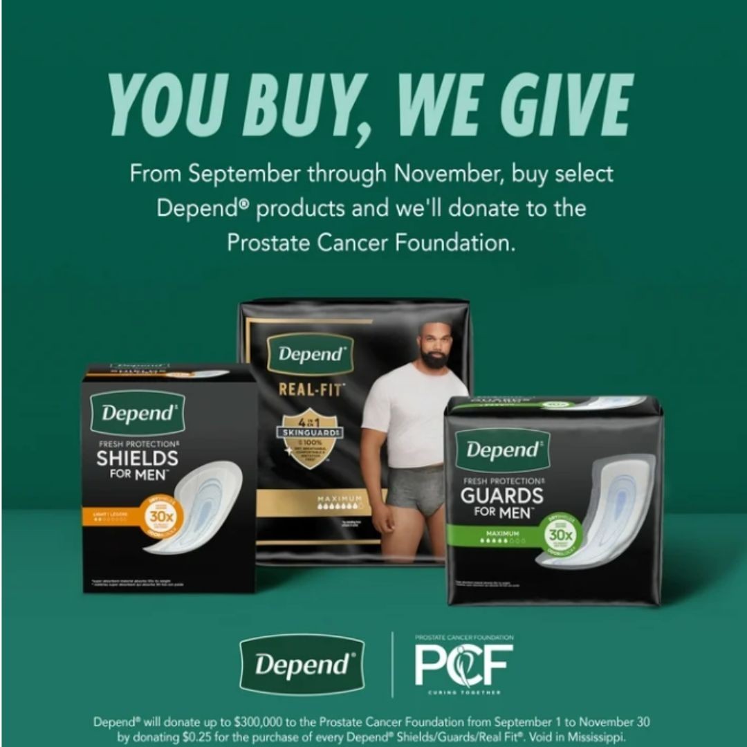 Depend Real Fit Incontinence Underwear for Men, Adult Diapers, L/XL, Black, 52c