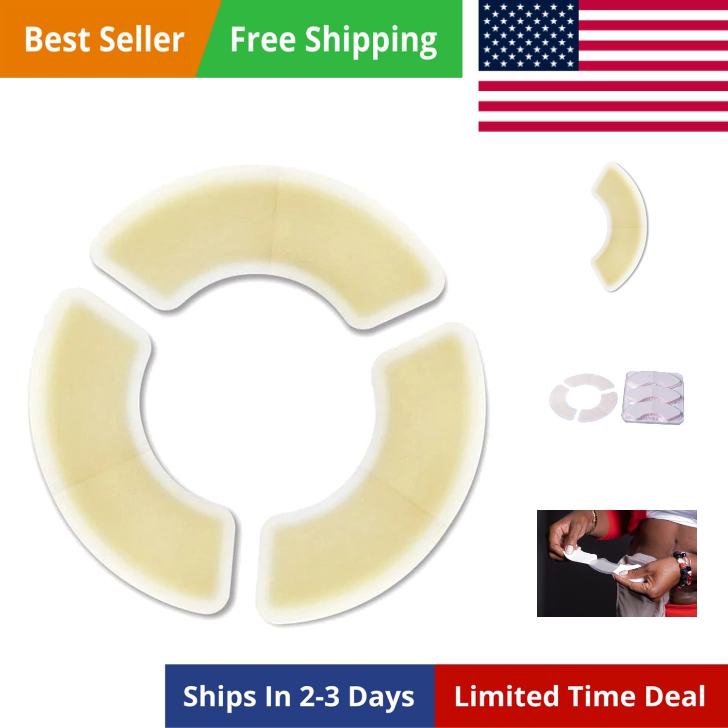 CeraPlus Barrier Extenders, 30 Pack – 3-Piece Configuration, Conforms to Body…