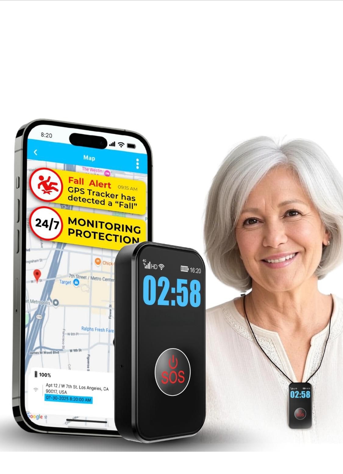 New 2026 Fall Alert Device, Medical Alert Pendant with for Seniors, SOS Call,…