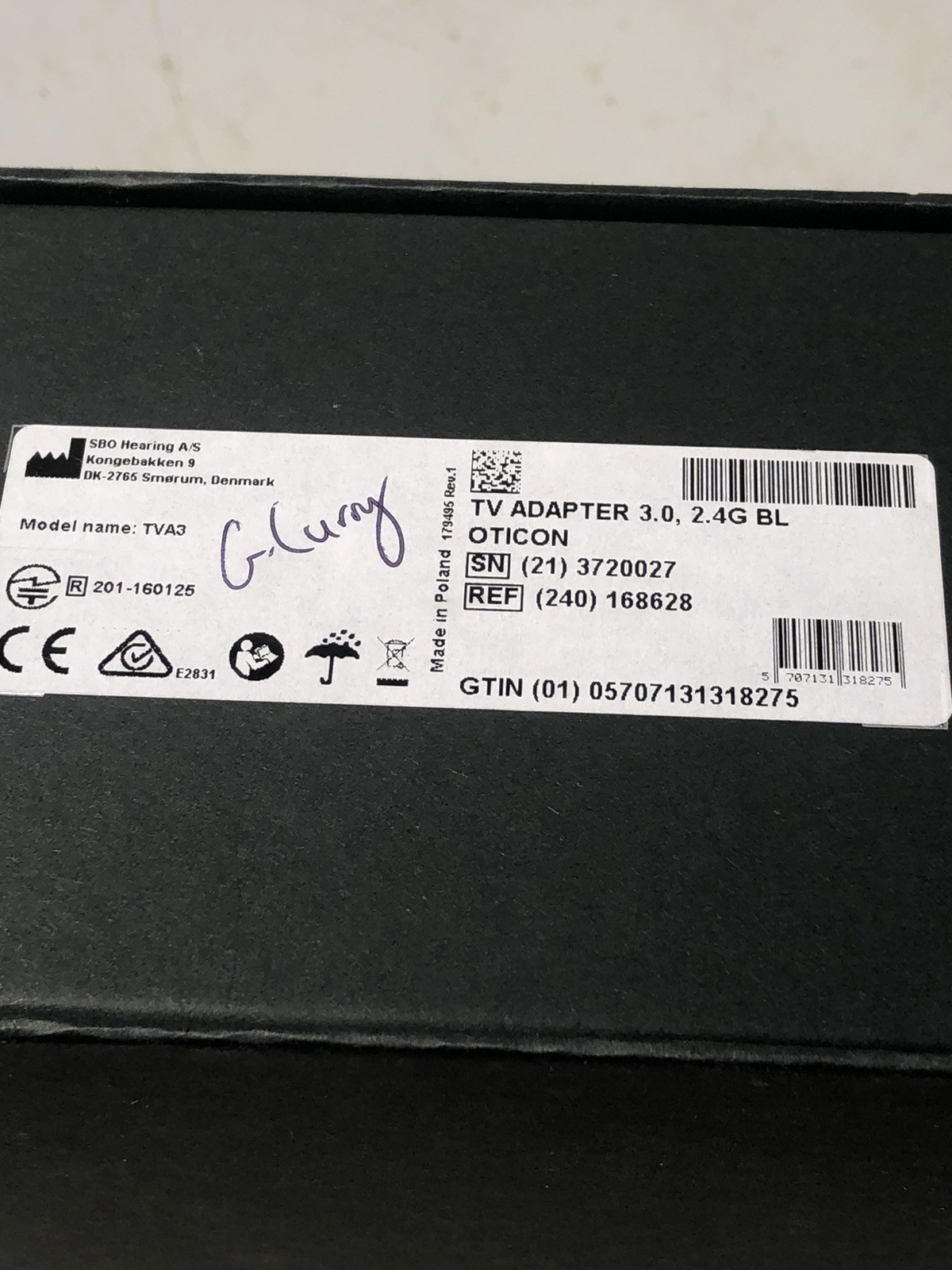 Oticon Dolby Digital TV Adapter 3.0 TVA3 For Oticon Opn/More Hearing Aids Detail