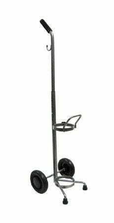 Drive Medical Adjustable Oxygen Cart, Silver Vein Finish #13002SV-6 – 1 Count